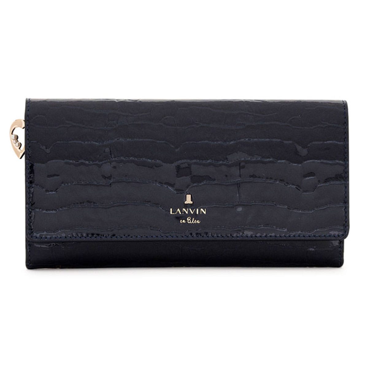 LANVIN en Bleu ランバンオンブルー 長財布 マゼンダ レディース 481680 ネイビー