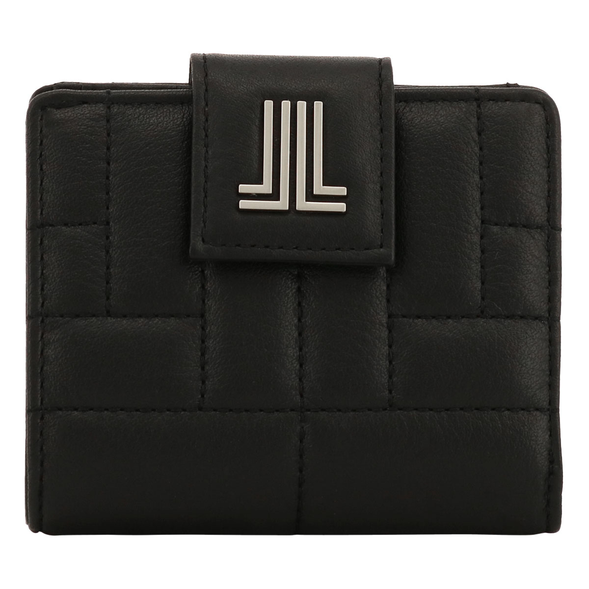 LANVIN en Bleu ランバンオンブルー 二つ折り財布 レディース 本革 ベルシー 482663 ミニ財布 コンパクト 牛革 レザー キルト キルティング ブラック