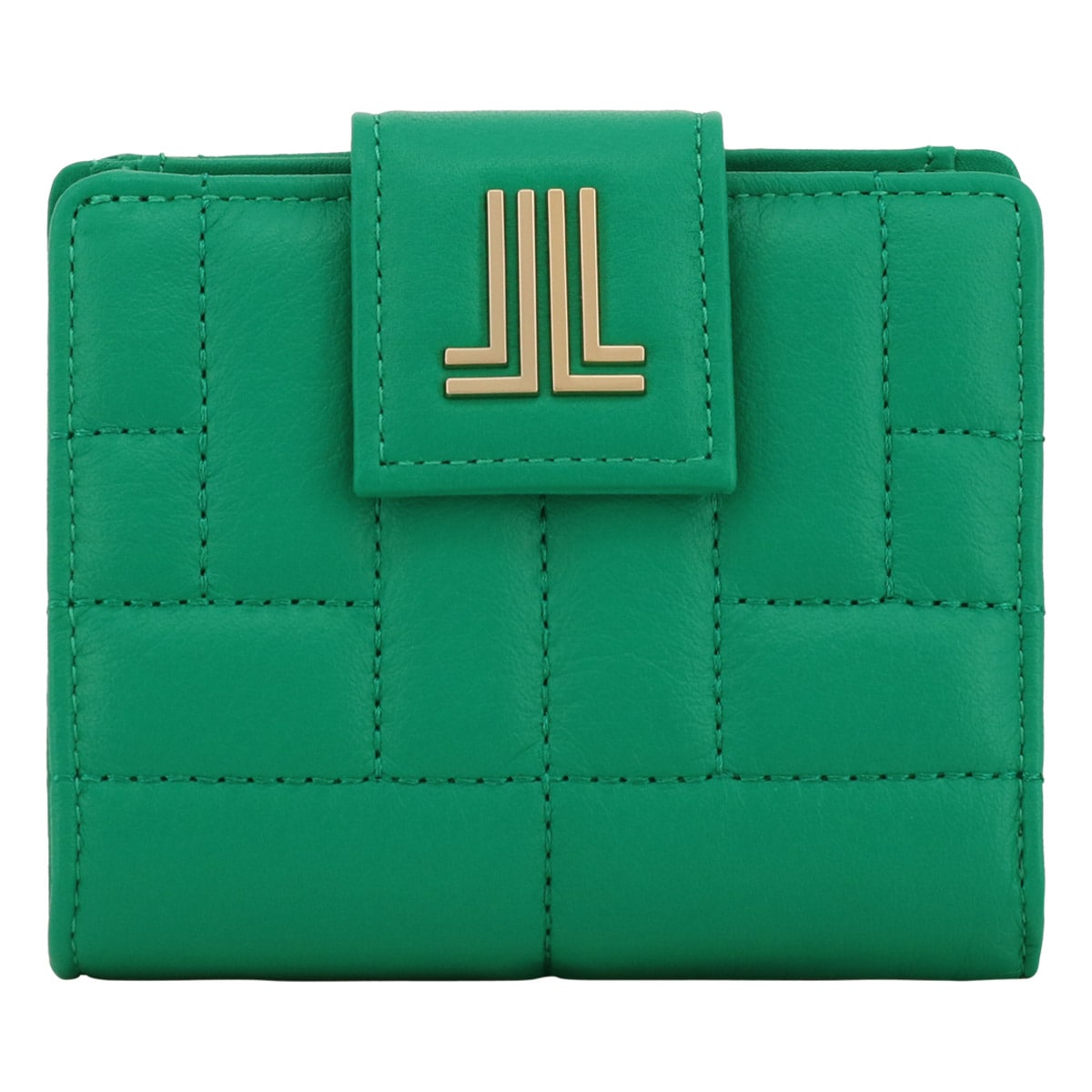 LANVIN en Bleu ランバンオンブルー 二つ折り財布 レディース 本革 ベルシー 482663 ミニ財布 コンパクト 牛革 レザー キルト キルティング グリーン