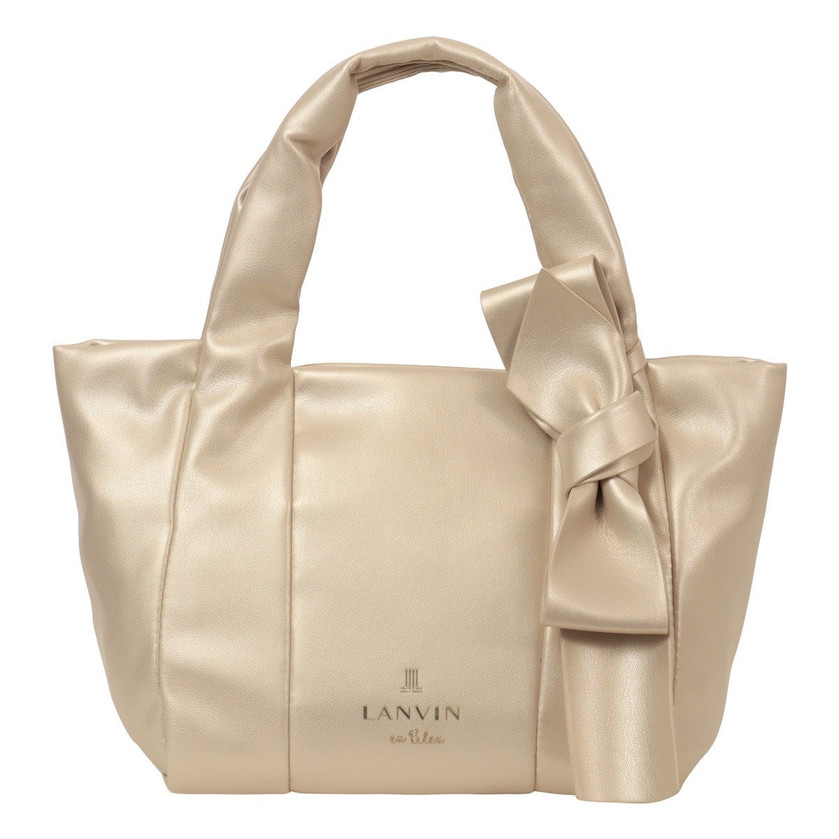 LANVIN en Bleu ランバンオンブルー ハンドバッグ 小さめ フリディティ 484521 トートバッグ ミニバッグ レディース シャンパンゴールド