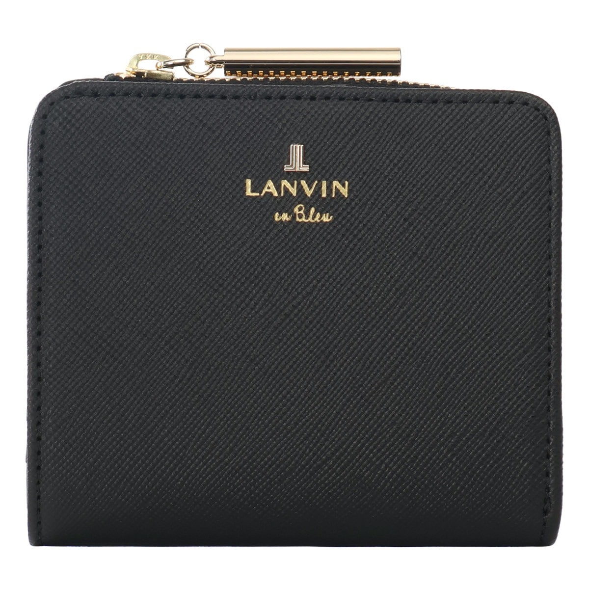 LANVIN en Bleu ランバンオンブルー 二つ折り財布 484785 リュクサンブール ブラック 当社限定カラー