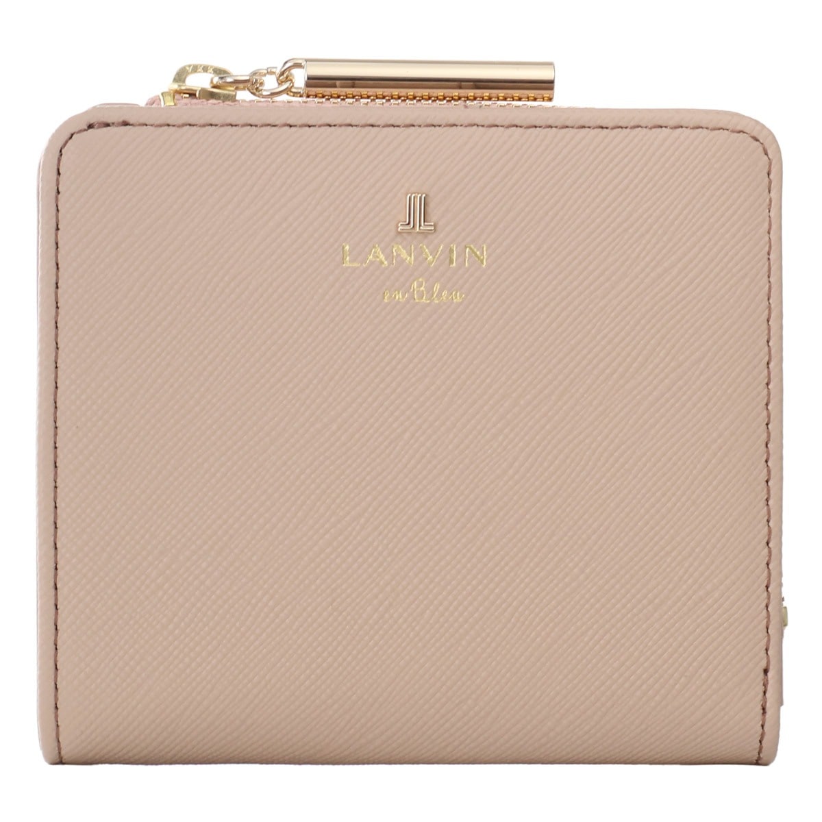 LANVIN en Bleu ランバンオンブルー 二つ折り財布 484785 リュクサンブール オールドローズ