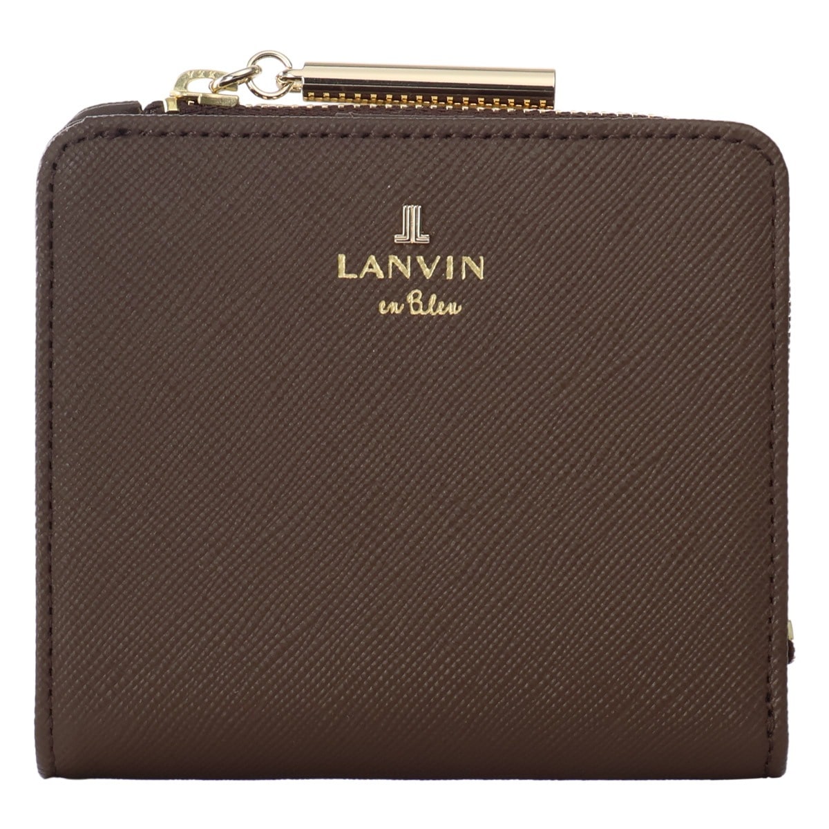 LANVIN en Bleu ランバンオンブルー 二つ折り財布 484785 リュクサンブール ダークブラウン