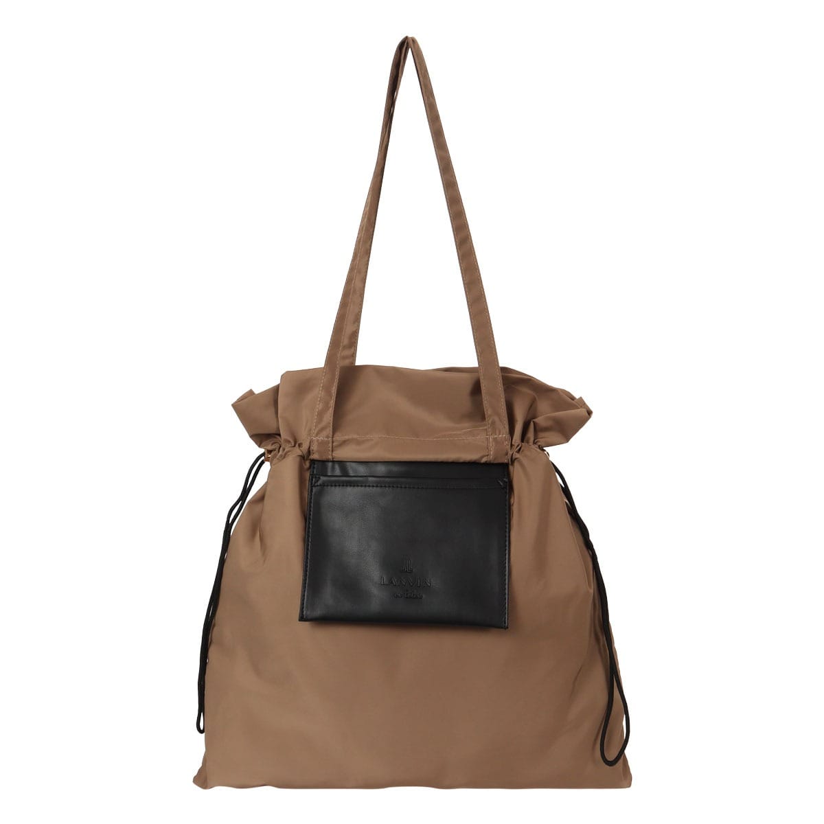 LANVIN en Bleu ランバンオンブルー ポケッタブルバッグ 484970 ポプリス モカベージュ