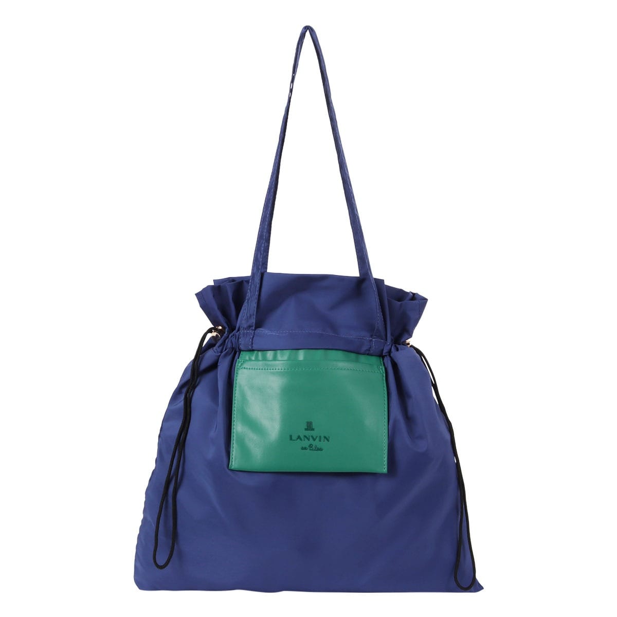 LANVIN en Bleu ランバンオンブルー ポケッタブルバッグ 484970 ポプリス ネイビー