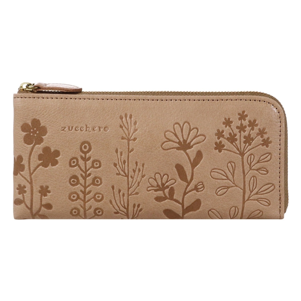 zuccherofilato ズッケロ 長財布 L字ファスナー 55433 グレー