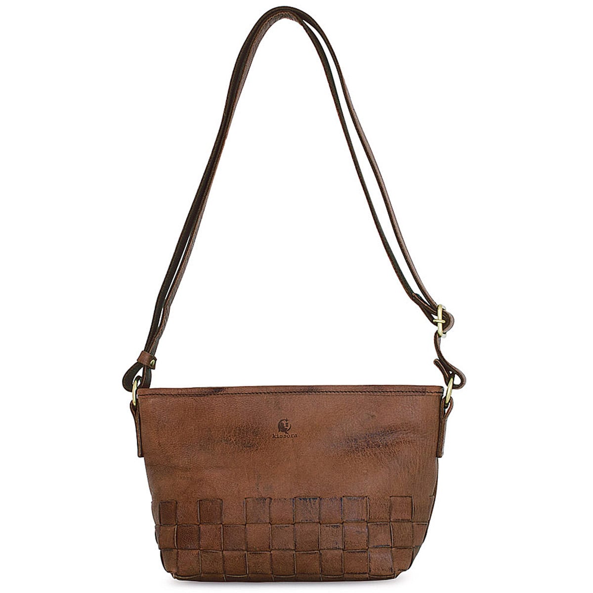 kissora キソラ ショルダーバッグ 本革 日本製 国産 KIMI-010 メッシュ ブラウン