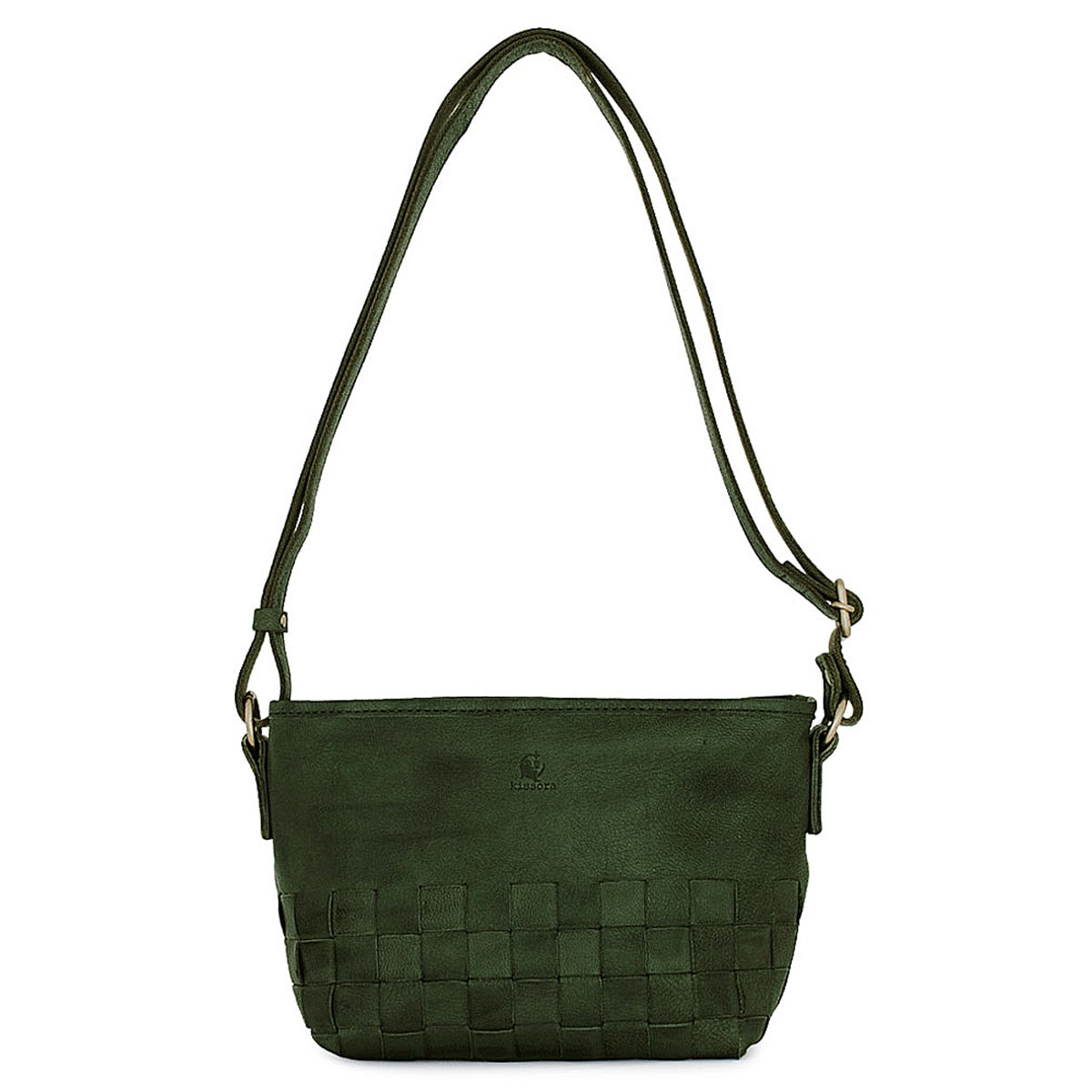 kissora キソラ ショルダーバッグ 本革 日本製 国産 KIMI-010 メッシュ グリーン