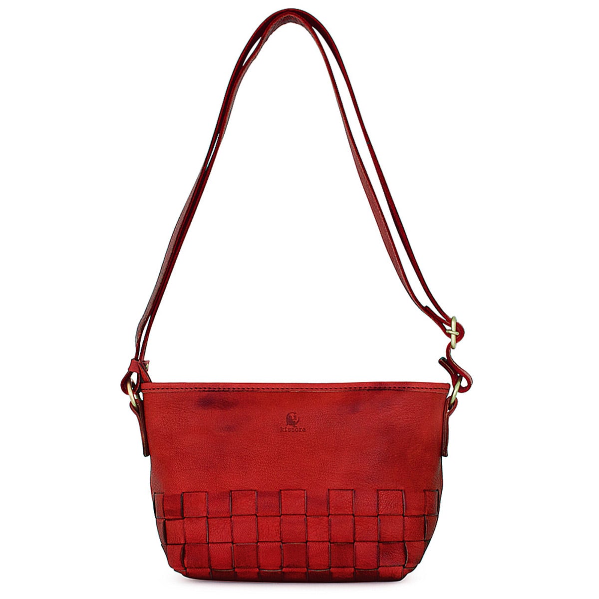 kissora キソラ ショルダーバッグ 本革 日本製 国産 KIMI-010 メッシュ レッド