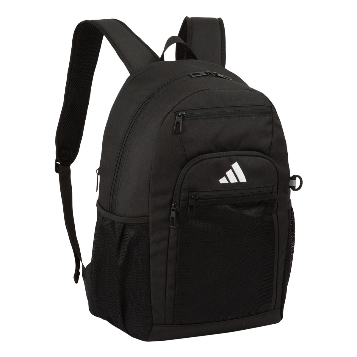 adidas アディダス リュック B4 バックパック リュックサック デイパック スクールバック 68561 リューベック 通学 部活 スポーツ 合宿 学校 クラブ カジュアル ブラック×ホワイト