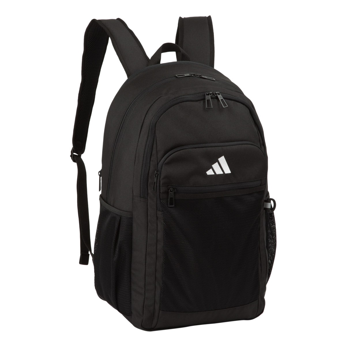 adidas アディダス リュック B4 バックパック リュックサック デイパック スクールバック 68563 リューベック 通学 部活 スポーツ 合宿 学校 クラブ カジュアル ブラック×ホワイト