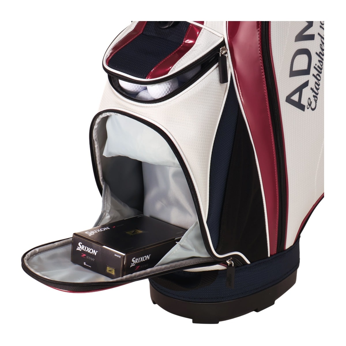 Admiral GOLF アドミラル ゴルフ キャディバッグ カート型 5分割