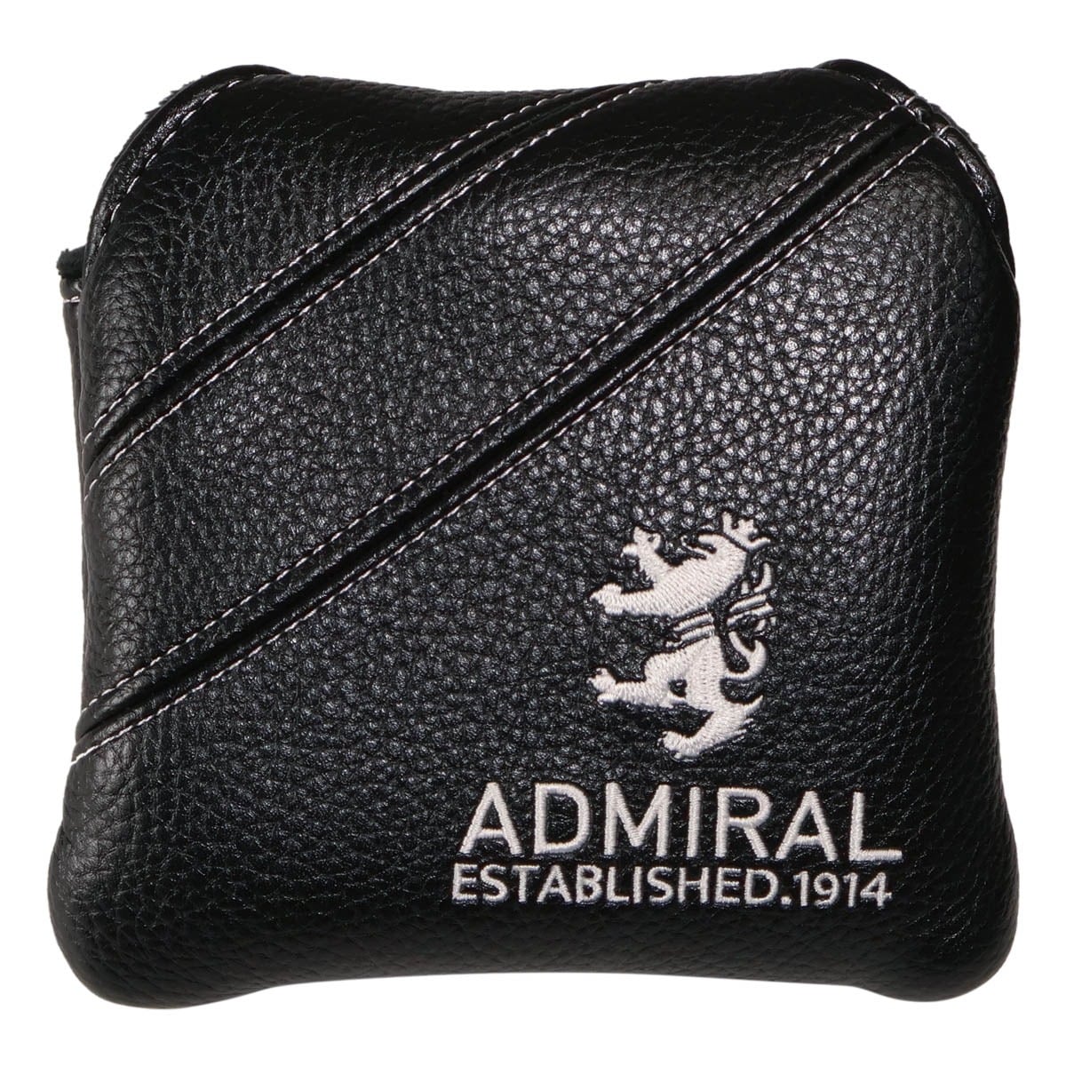 Admiral GOLF アドミラル ゴルフ ヘッドカバー パターカバー マレット用 メンズ ADMG5AHE PT用 マレットランパント ブラック