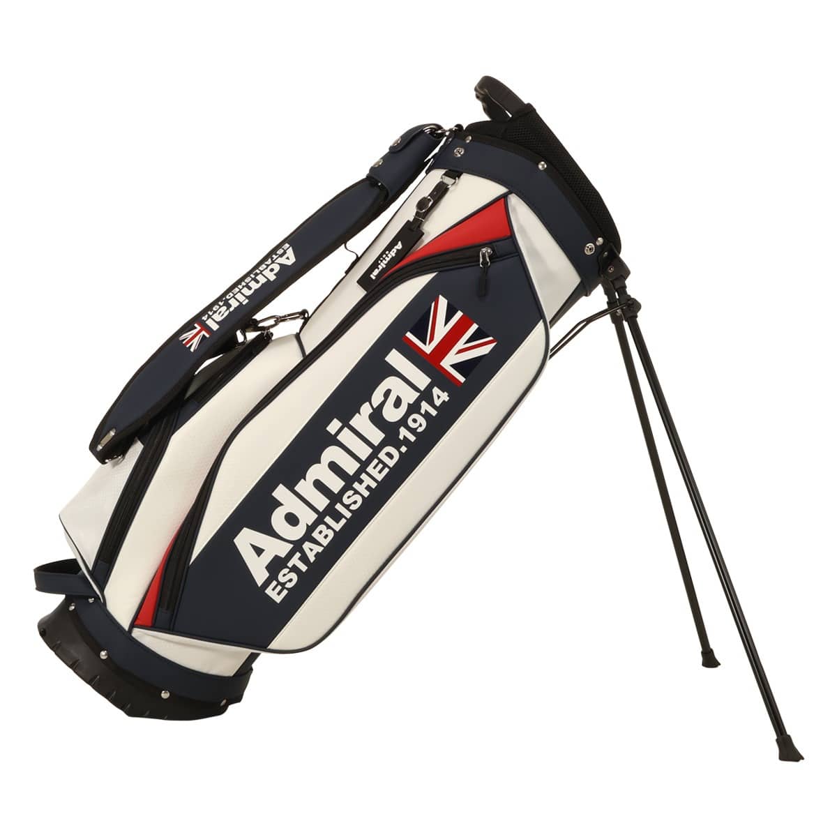 Admiral GOLF アドミラル ゴルフ キャディバッグ ADMG5BC6 トリコロール