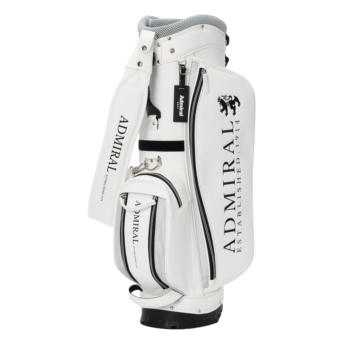 Admiral GOLF アドミラル ゴルフ キャディバッグ スタンド型 9.0型 ADMG6AC4 ホワイト