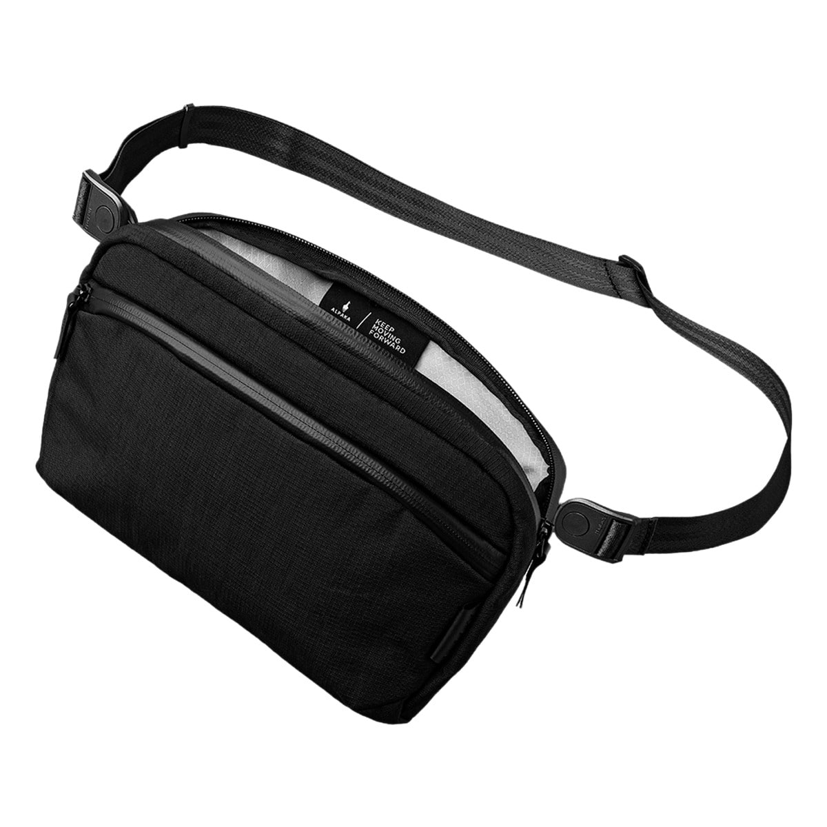 ALPAKA アルパカ ショルダーバッグ 4129 BLACK N(- BLACK N): サックス