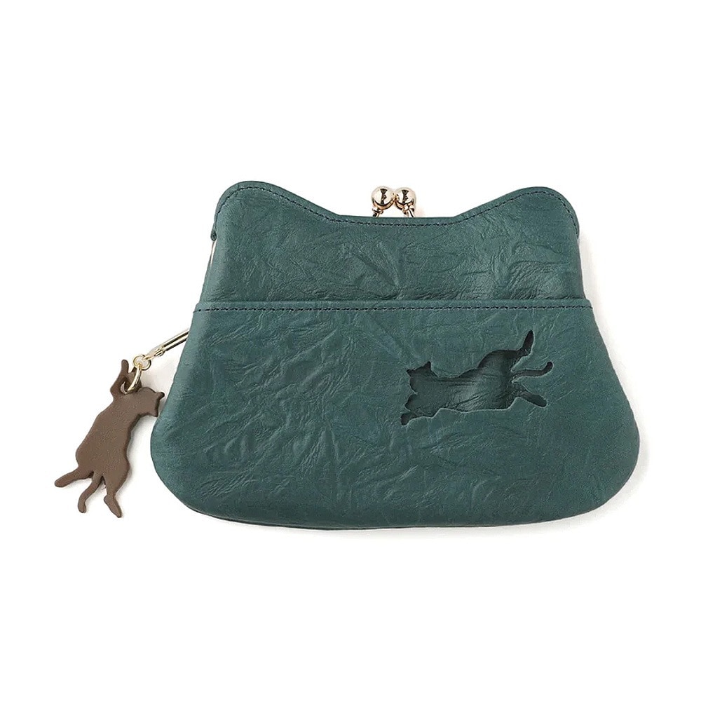 aoneco アオネコ 財布 がま口ミニウォレット an002 ブルーグリーン