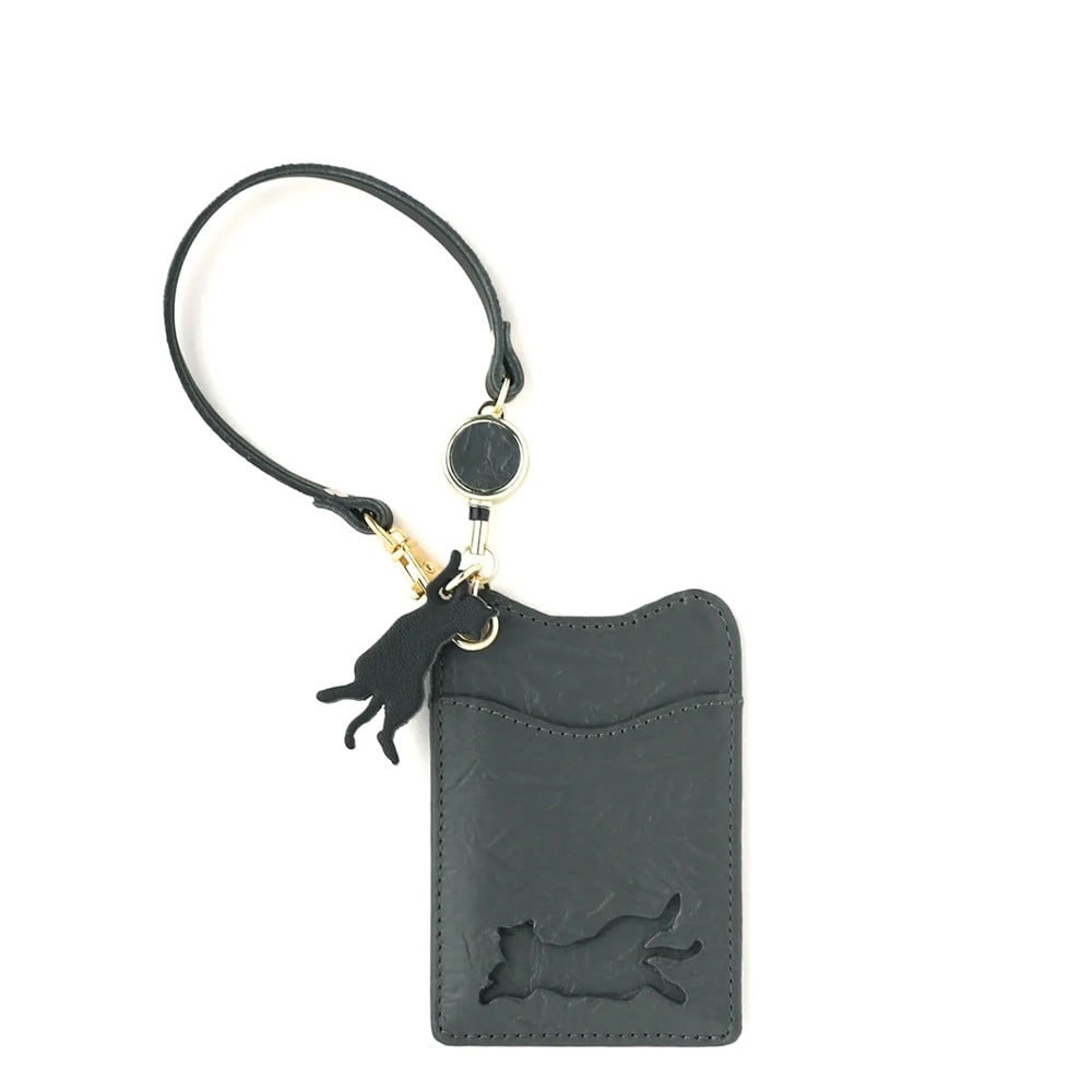 aoneco アオネコ パスケース an004 チャコールグレー