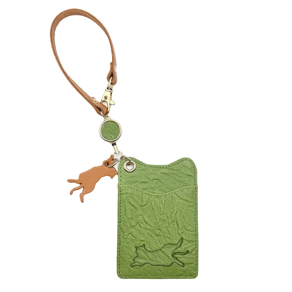 aoneco アオネコ パスケース an004 リーフ