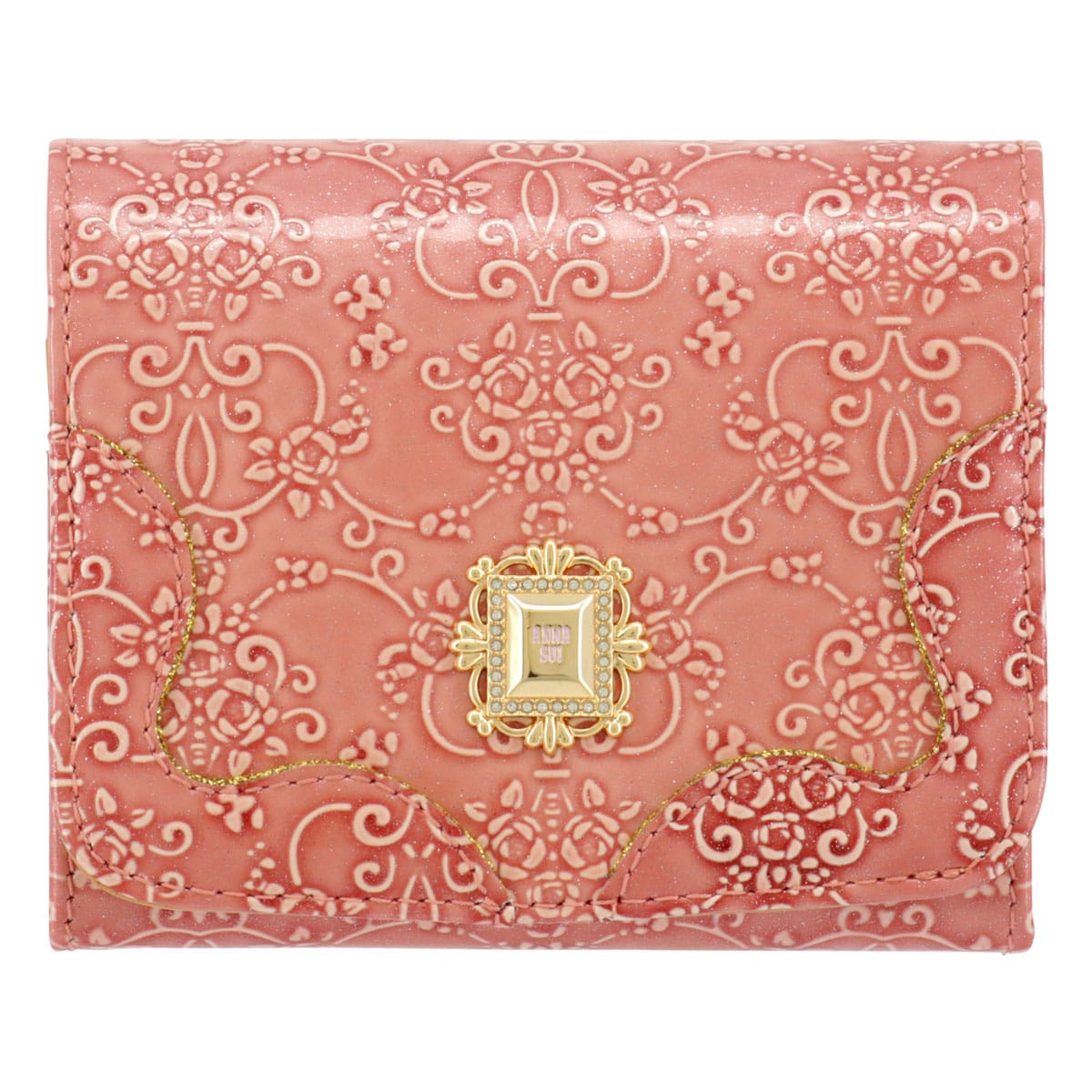 ANNA SUI アナスイ 二つ折り財布 ana-316904 ピンク