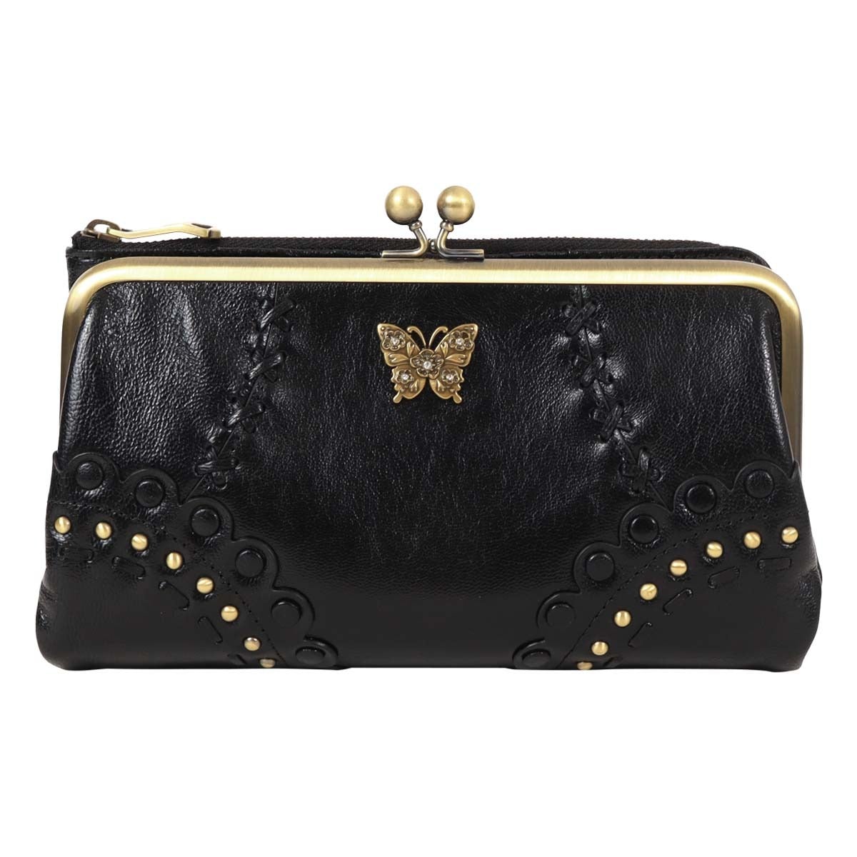 ANNA SUI アナスイ 二つ折り財布  318100 マチルダ ブラック
