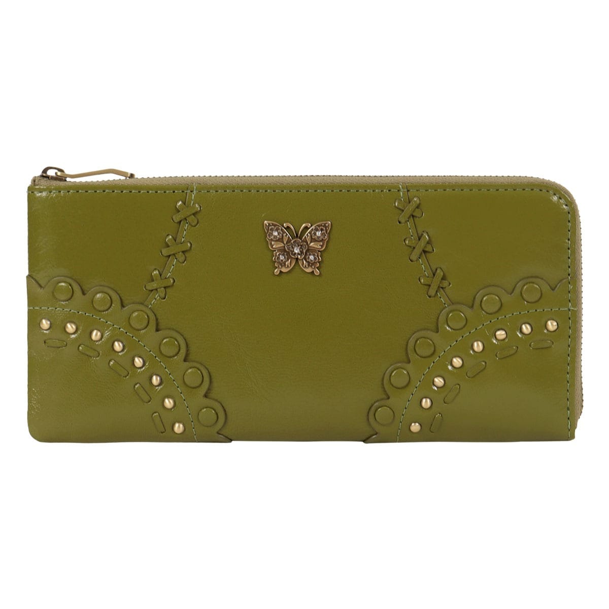 ANNA SUI アナスイ 長財布 318101 マチルダ カーキ