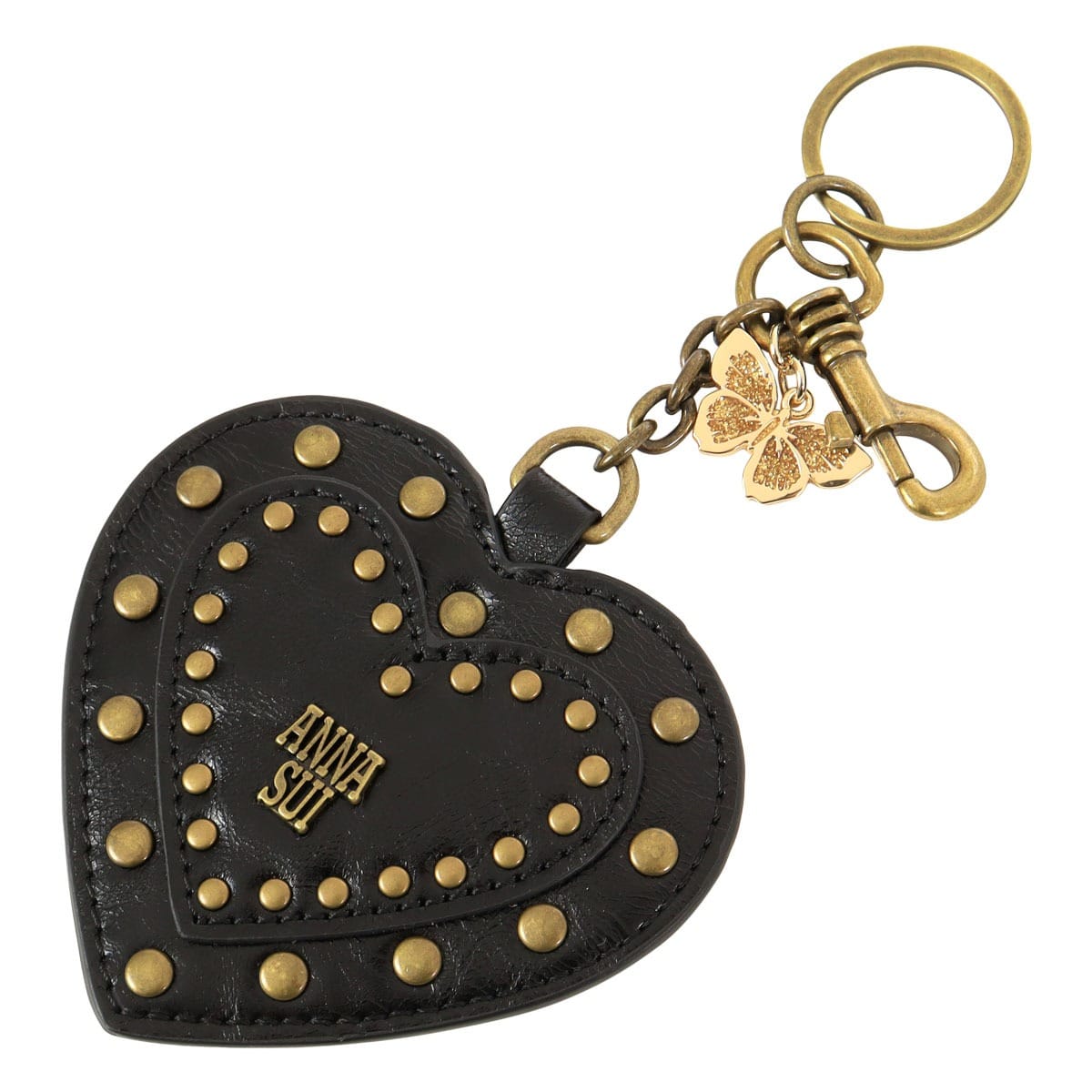 ANNA SUI アナスイ バッグチャーム ハート 318162 ロッキンチャーム ブラック