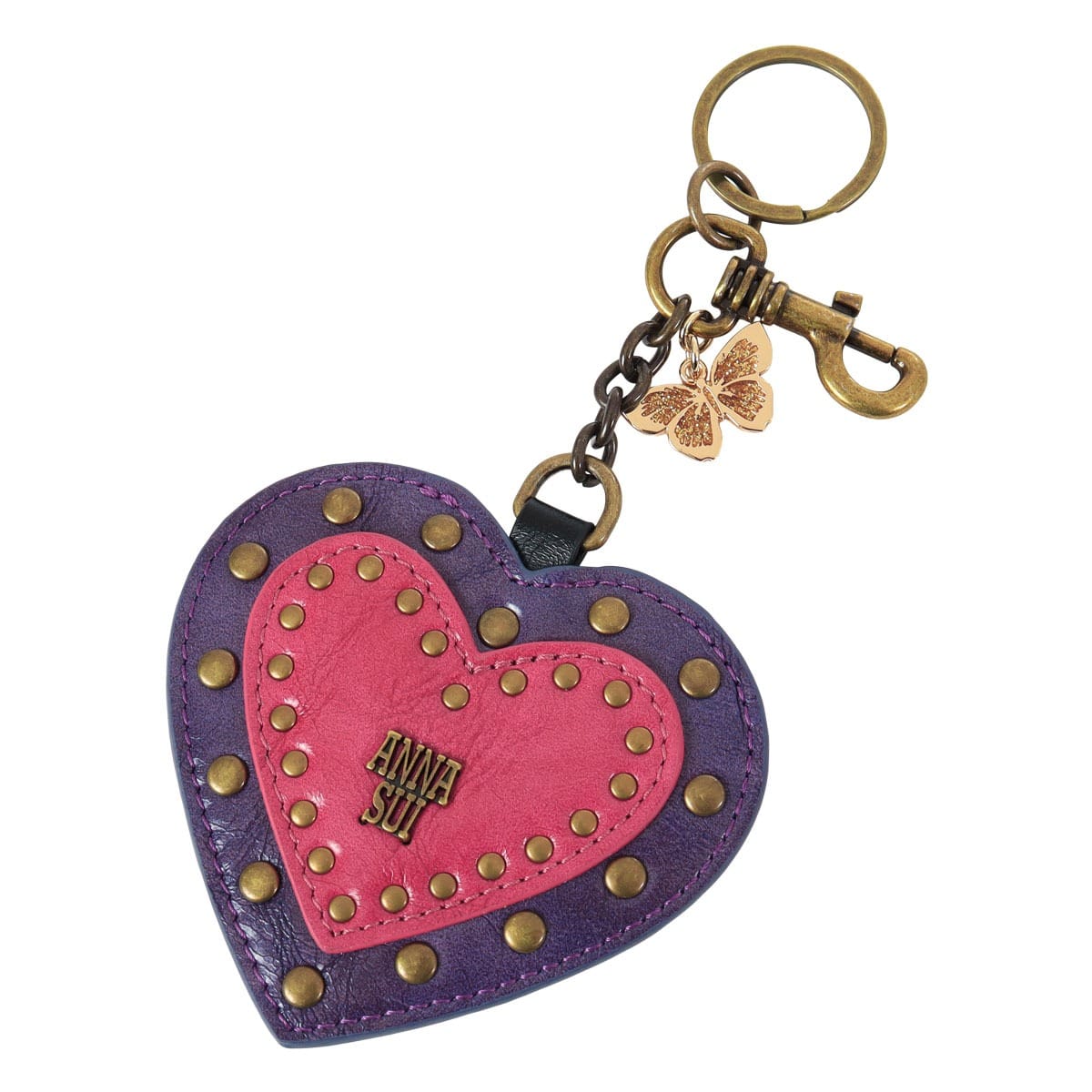ANNA SUI アナスイ バッグチャーム ハート 318162 ロッキンチャーム パープル