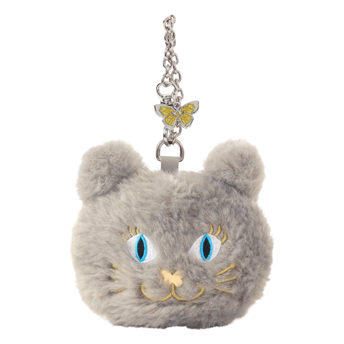 ANNA SUI アナスイ バッグチャーム 猫 318164 ロッキンチャーム グレー(当社限定)