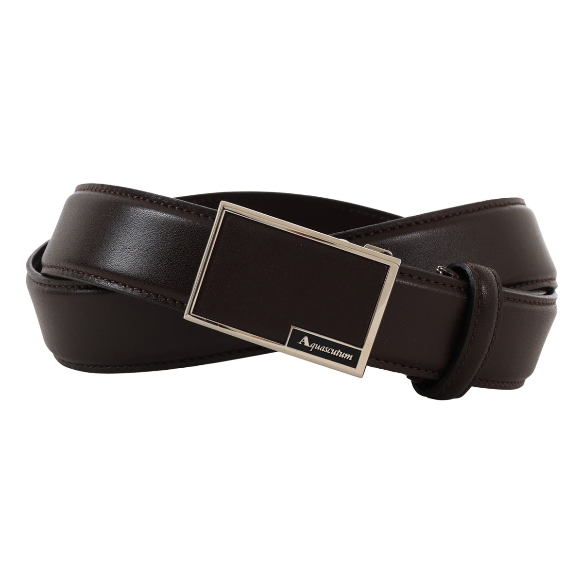 Aquascutum アクアスキュータム ベルト 本革 日本製 メンズ バックルタイプ AQB-00121 ビジネス カジュアル フォーマル 牛革 レザー 紳士用 ブランド ギフト プレゼント チョコ