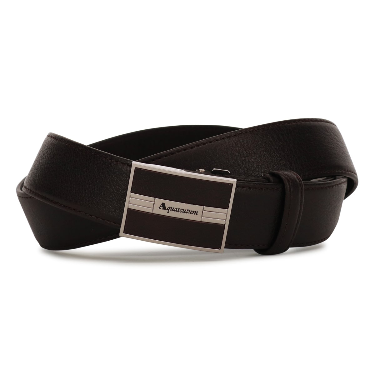 Aquascutum アクアスキュータム ベルト ロングサイズ 4100123L チョコ