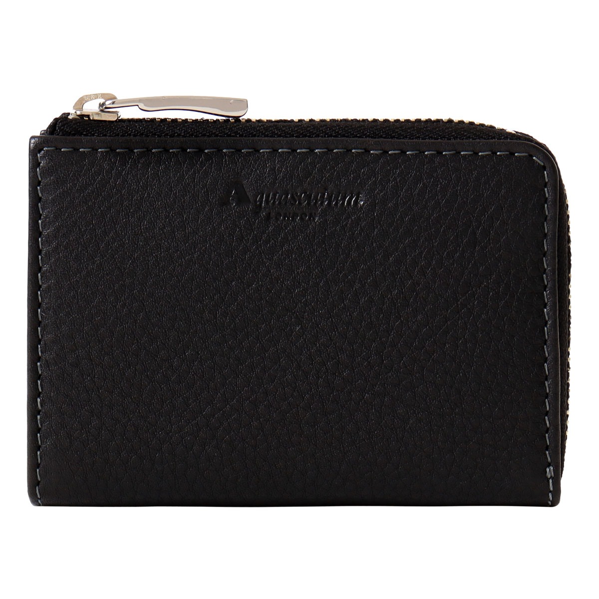Aquascutum アクアスキュータム コインケース 小銭入れ メンズ 本革 ブランド エプソン AQW-00331 牛革 レザー ビジネス カジュアル ギフト プレゼント ブラック