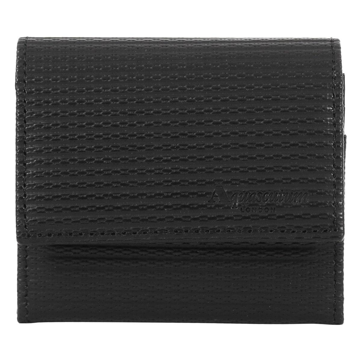 Aquascutum アクアスキュータム 小銭入れ 本革 薄造り メンズ 日本製 aqw-00431 ブリクストン クロ