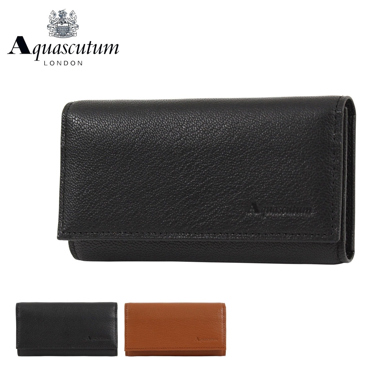 Aquascutum アクアスキュータム キーケース バーネット 2120223 ブラウン