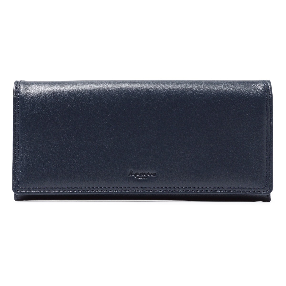 Aquascutum アクアスキュータム 長財布 サットン AQWT-001 ネイビー