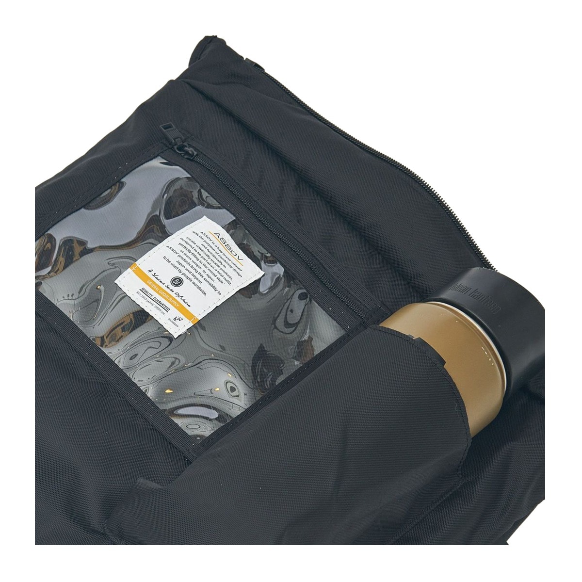 AS2OV アッソブ トートバッグ ビジネスバッグ S メンズ レディース 061322 EXCLUSIVE BALLISTIC NYLON ビジネストート BLACK 【10】BLACK -
