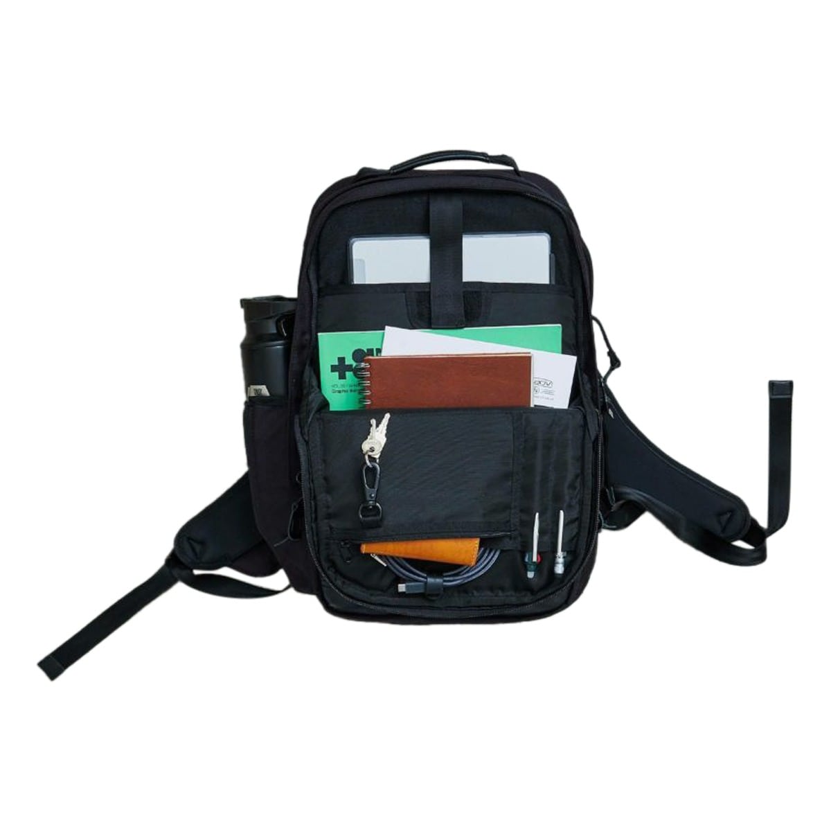 AS2OV アッソブ ビジネスバッグ リュック リュックサック バックパック メンズ レディース 061329 EXCLUSIVE BALLISTIC NYLON A4 20L 大容量 BLACK 【10】BLACK -