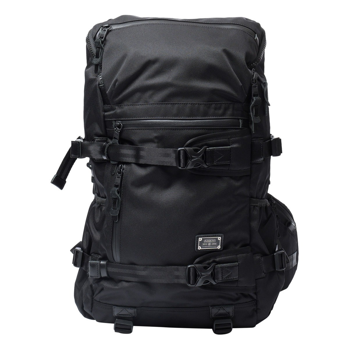 AS2OV アッソブ リュック バックパック コーデュラドビー メンズ レディース 061409 CORDURA DOBBY 305D 大容量 B4 ウエストハーネス チェストベルト BLACK