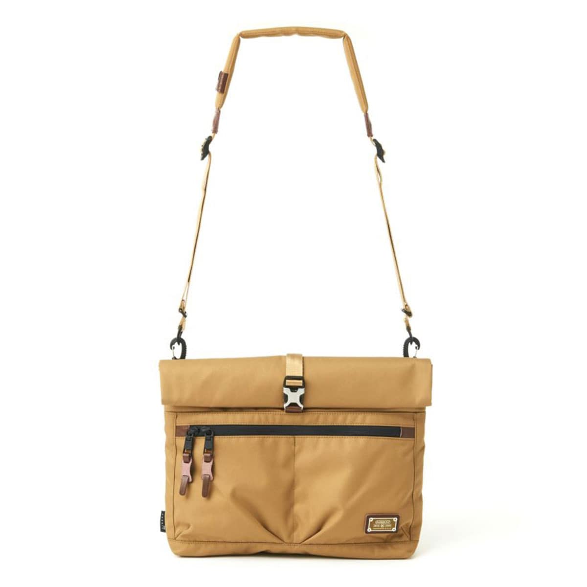 AS2OV アッソブ ショルダーバッグ コーデュラドビー メンズ レディース 061414 CORDURA DOBBY 305D サコッシュ B5 KHAKI