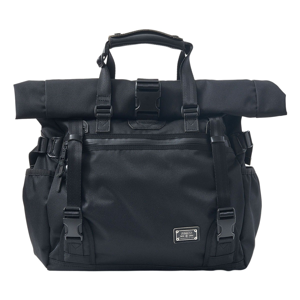 AS2OV アッソブ ショルダーバッグ 2WAY S コーデュラドビー メンズ レディース 061415 CORDURA DOBBY 305D 大容量 肩掛け B4 トートバッグ BLACK
