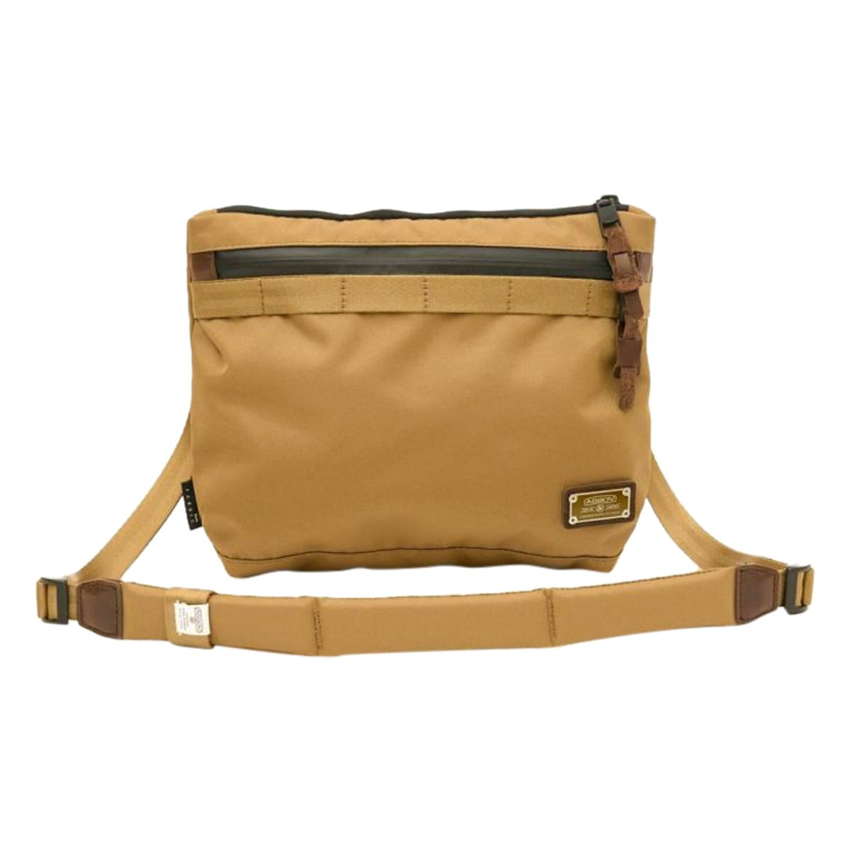 AS2OV アッソブ ショルダーバッグ コーデュラドビー メンズ レディース 061417 CORDURA DOBBY 305D サコッシュ A5 KHAKI