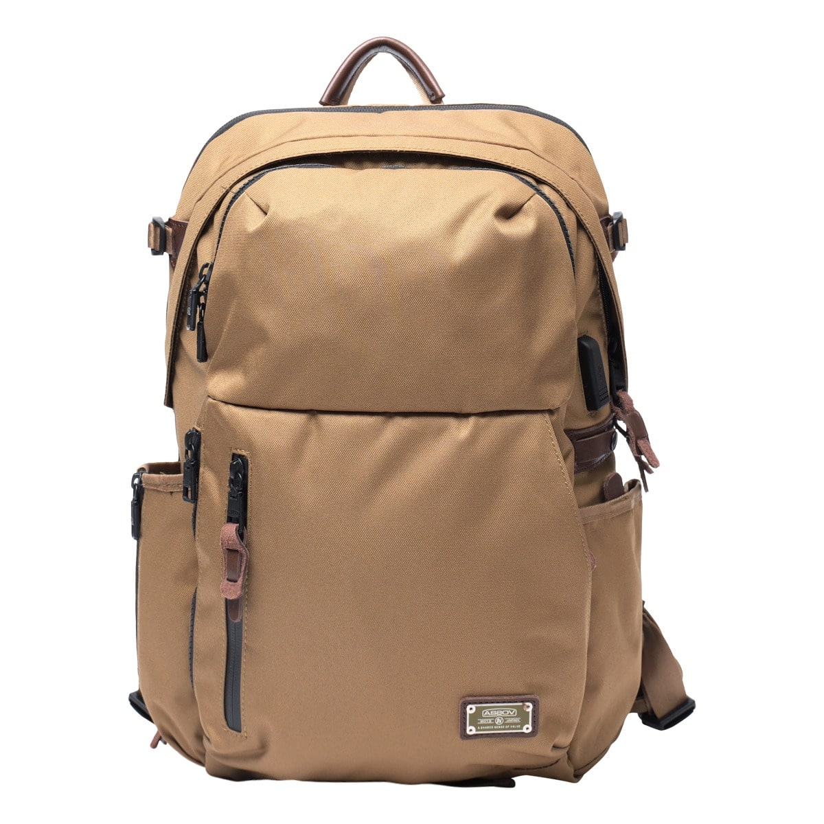 AS2OV アッソブ リュック バックパック コーデュラドビー メンズ レディース 061421 CORDURA DOBBY 305D リュックサック A4 大容量 KHAKI
