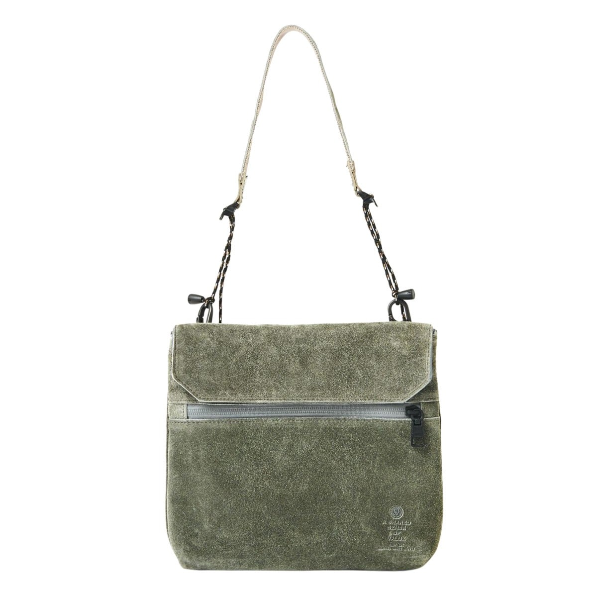 AS2OV アッソブ サコッシュ ショルダーバッグ ウォータープルーフコーデュラスエード メンズ レディース 日本製 091750 WATER PROOF SUEDE ミニショルダー GRAY