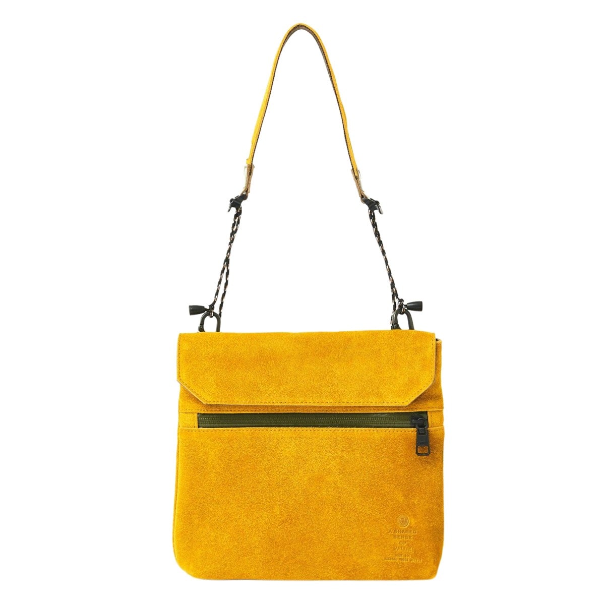 AS2OV アッソブ サコッシュ ショルダーバッグ ウォータープルーフコーデュラスエード メンズ レディース 日本製 091750 WATER PROOF SUEDE ミニショルダー MUSTARD