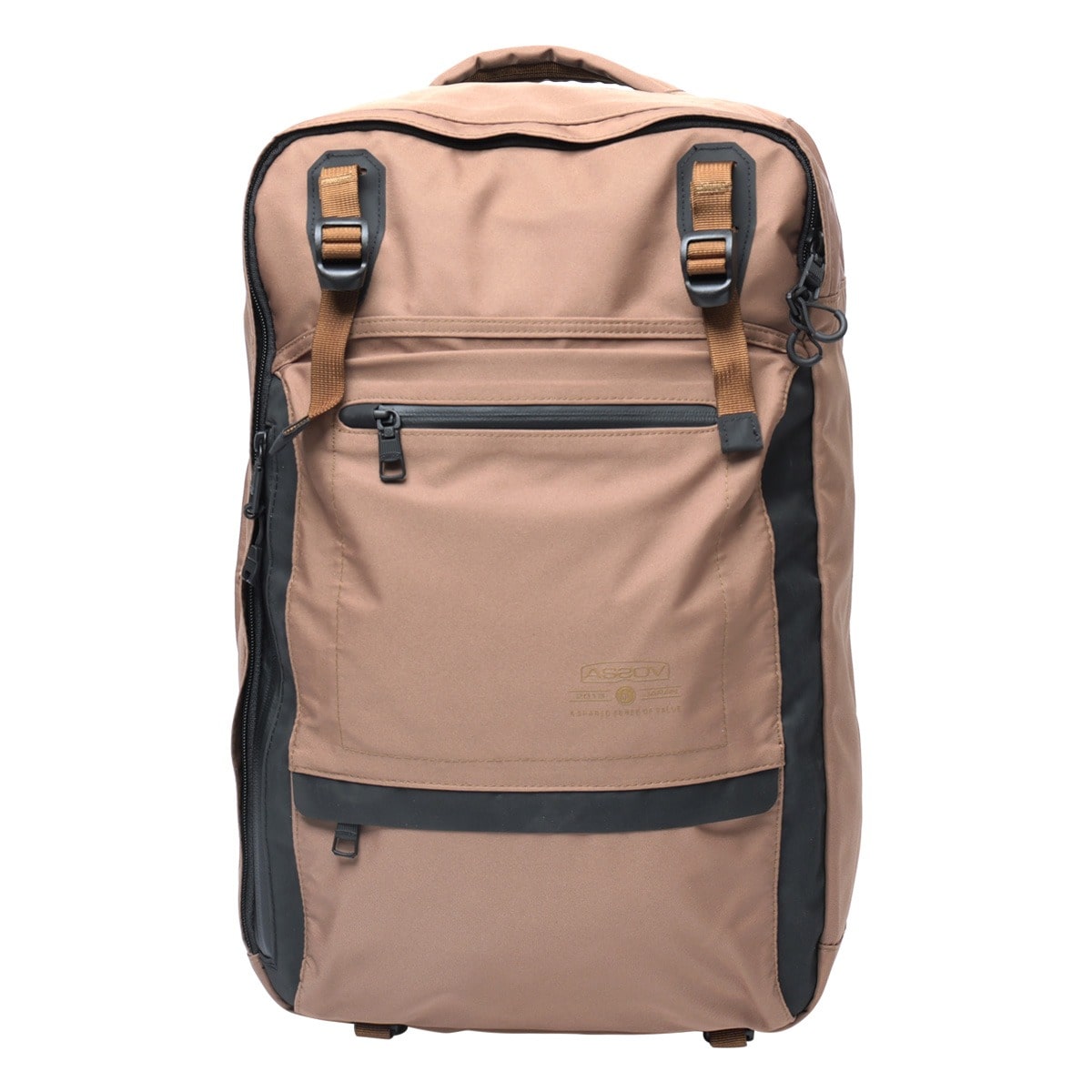 AS2OV アッソブ リュック バックパック ビジネスバッグ メンズ レディース 141601 WATER PROOF CORDURA 305D リュックサック 38L 13インチ 防水 軽量 大容量 KHAKI