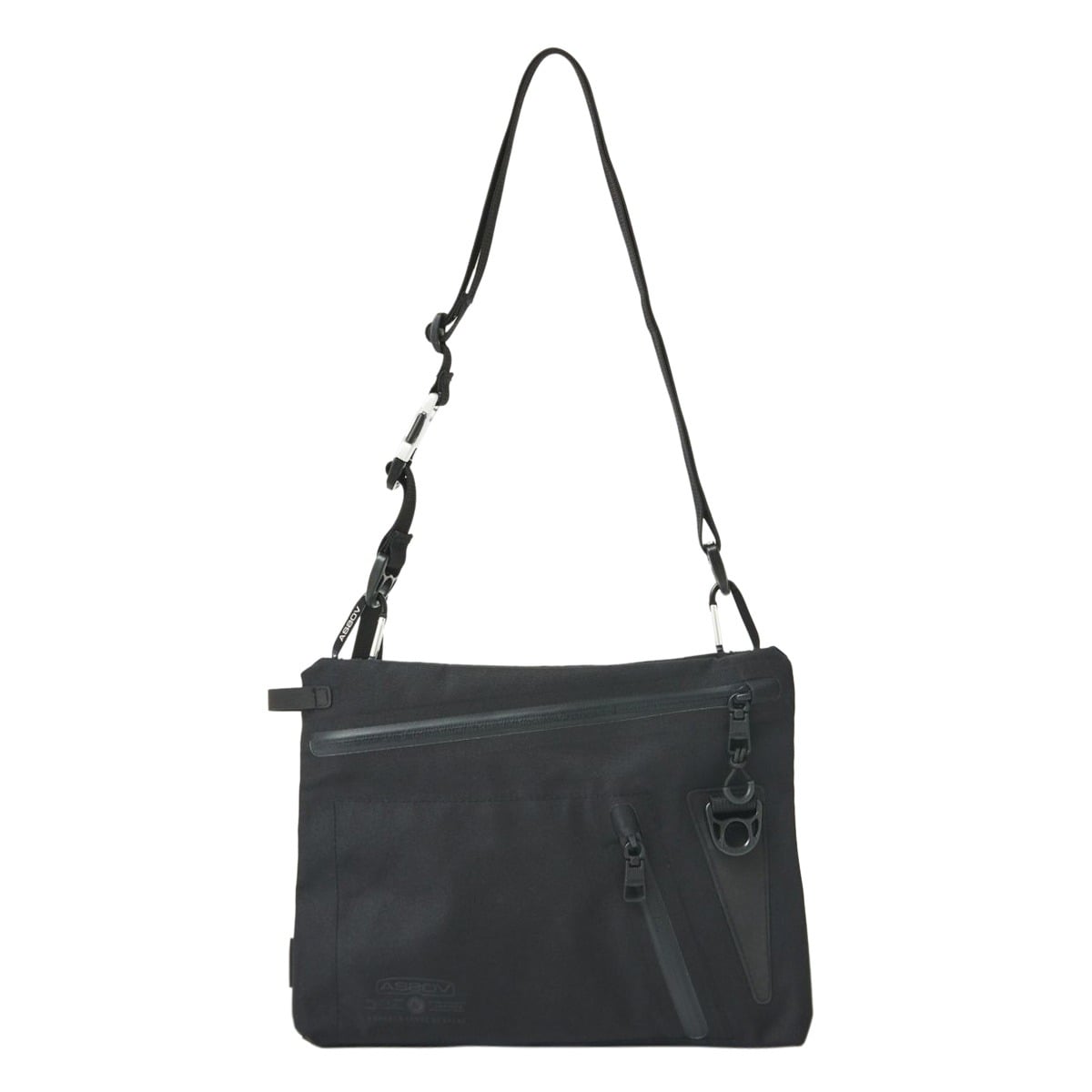 AS2OV アッソブ サコッシュ メンズ レディース 141603 WATER PROOF CORDURA 305D ショルダーバッグ 斜めがけ 防水 軽量 BLACK