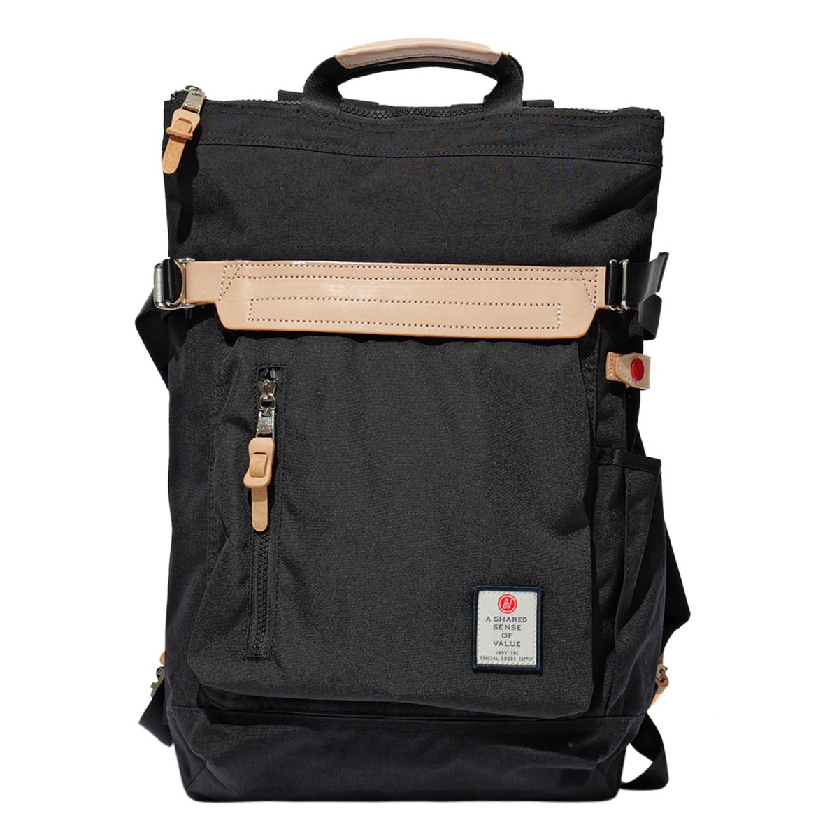 AS2OV アッソブ リュック バックパック 2WAY ハイデンシティ メンズ レディース 152313 HIGHDENSITY リュックサック A4 16インチ 18L BLACK