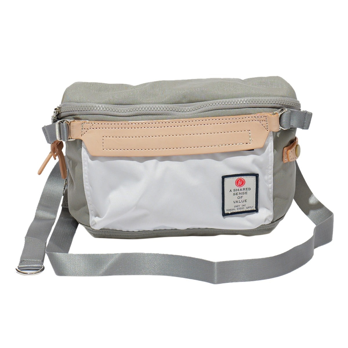 AS2OV アッソブ ミニショルダー ハイデンシティ メンズ レディース 152314 HIGHDENSITY ショルダーバッグ 斜めがけ 軽量 GRAY