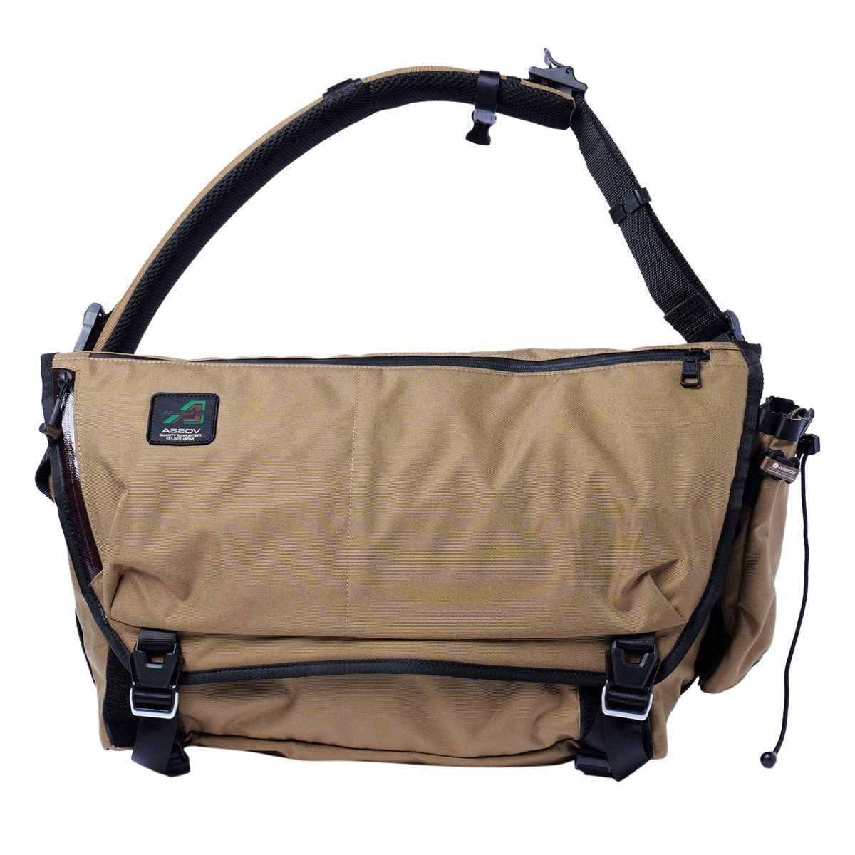 AS2OV アッソブ メッセンジャー メンズ レディース 152318 STANDARD 斜め掛け 防水 撥水 大容量 CAMEL