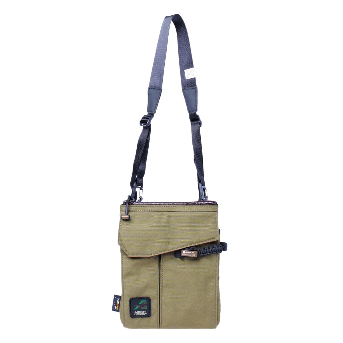 AS2OV アッソブ サコッシュ メンズ レディース 152319 STANDARD 斜め掛け ショルダーバッグ 防水 撥水 大容量 KHAKI